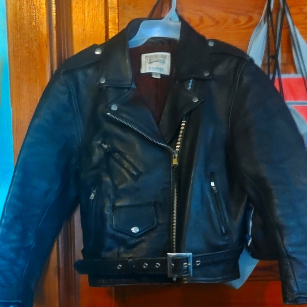 Open road leather jacket